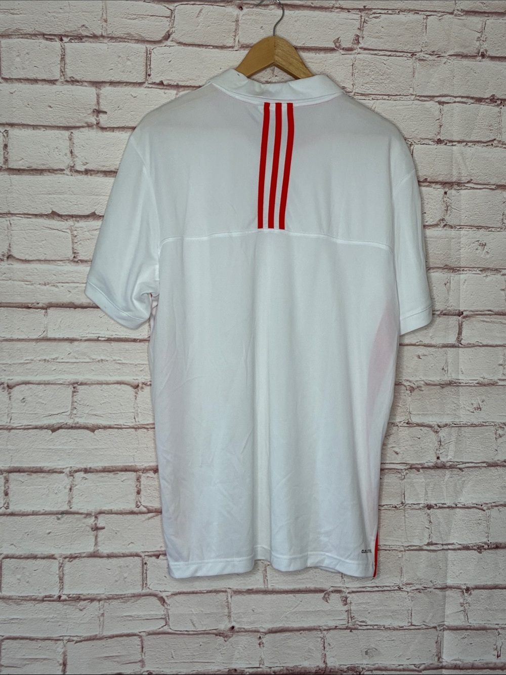 Adidas Galaxy Pro Climalite Three Stripe Polo Jersey NWT XL - Picture 6 of 8